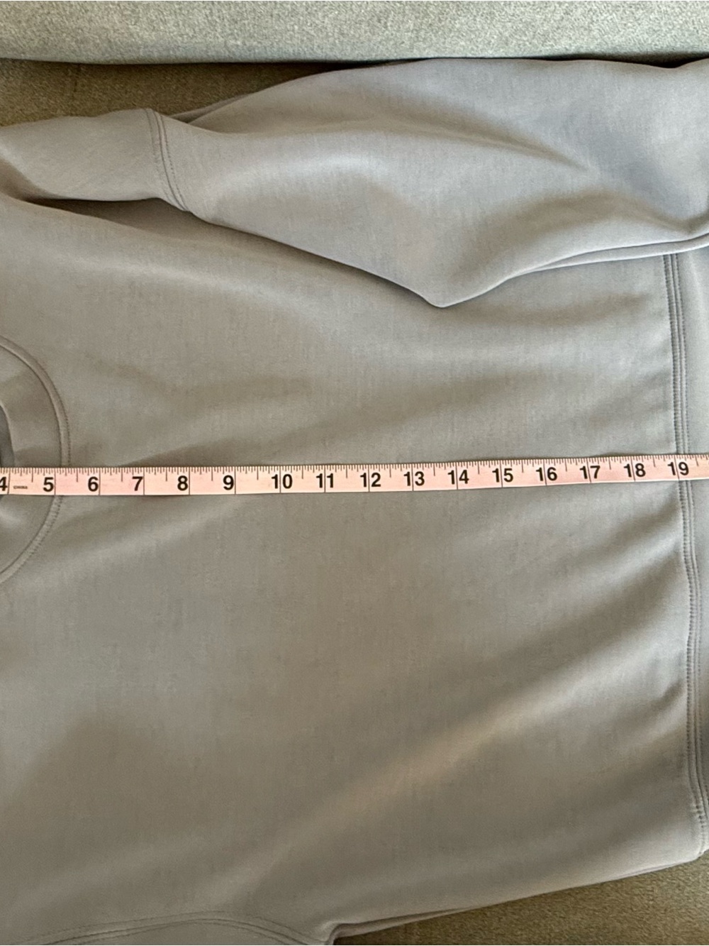 Yogalicious Super Buttery Soft Gray Relaxed Crewneck Sweatshirt - Picture 6 of 6